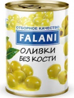 Оливки FALANI 300мл зеленые б/к 1*12