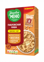 Каша Павловская ЗДОРОВОЕ МЕНЮ 400г гречневая с нутом 1*6