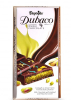 Шоколад DUBACO молочный с кадаифом и фисташковой начинкой 95г 1*6