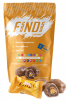 Финики FINDI CARAMEL 150г с миндалем в карамельной глазури 1*15