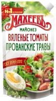 Майонез МАХЕЕВЪ 380г 50,5% С вялеными томатами и прованскими травами д/пак 1*20