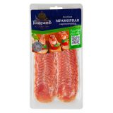 Колбаса МРАМОРНАЯ с/к нарезка 80гр Бахрушин 1*12