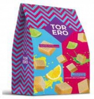 Вафли TORERO 125г Со вкусом лимон-лайм 1*12