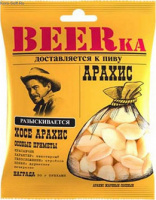 Арахис БИРКА 30г соленый 1*60 арт.БО307