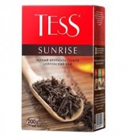 Чай TESS Sunrise 200г черный цейлонский кр/лист 1*12 код1004-12