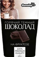 Горячий шоколад ФИТОДАР 170г темный на фруктозе 1*12