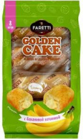Изделие хлебобулочное сдобное GOLDEN CAKE 270г с банановой начинкой 1*8