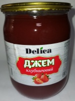 Джем DELAND 600г клубничный ст/б 1*8