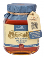 Мед Берестов А.С. 500г Дикий Таежный натур цветочный полифлорный 1*6