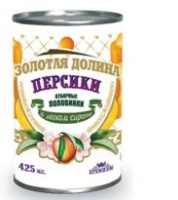 Персик ЗОЛОТАЯ ДОЛИНА 425мл ж/б 1*24