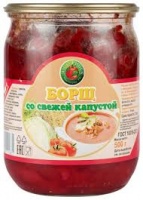Борщ 500/550г с капустой Унэгэтэй 1*24
