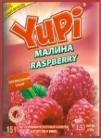 Напиток растворимый ЮПИ 15г малина 1*24