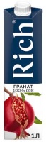 Сок RICH 1л гранат т/пак 1*12