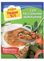 Суп РУССКИЙ ПРОДУКТ БАКАЛЕЯ 101 65г Рассольник домашний 1*25