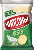 Чипсы ЧИПСОНЫ 40г сметана лук 1*28 