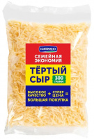 Сыр Семейная Экономия 300г тертый Киприно 1*15