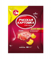 Чипсы РУССКАЯ КАРТОШКА 80г Бекон 1*16