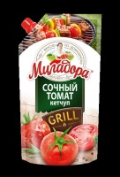 Кетчуп МИЛАДОРА Grill 550г Сочный томат д/пак 1*10