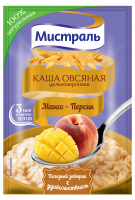 Каша овсяная МИСТРАЛЬ 40г Манго Персик 1*25