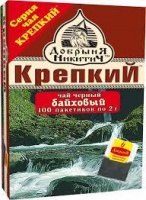Чай Добрыня Никитич Крепкий 100*2г черный 1*28 