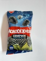 Семечки МОЛОДЕЖНЫЕ 100г с морской солью 1*50