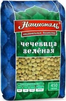 Чечевица зеленая НАЦИОНАЛЬ 450г в/с 1*6