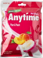 Карамель леденцовая ANYTIME 74г слива/персик 1*20 код.5127120