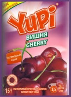 Напиток растворимый ЮПИ 15г вишня 1*24