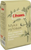 Мука С. ПУДОВЪ 450г нутовая 1*10