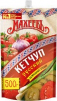Кетчуп МАХЕЕВЪ 500г Русский д/пак 1*10