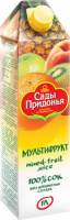 Сок САДЫ ПРИДОНЬЯ 1л мультифрукт с мякотью 1*12