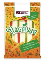 Пастила ВАНИЛЬНАЯ 240г двухслойная кусочки мармелада 1*8