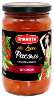 Фасоль ПИКАНТА 350г со вкусом бекона ст/б 1*10
