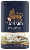 Чай Richard Royal Ceylon  80г ж/б круп.лист. аромат 1*12