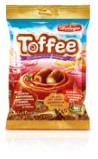Конфеты молочные ПОБЕДА TOFFEE 150г в шоколаде с мармеладом из клюквы, темная и сливочная 1*12
