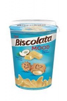 Печенье BISCOLATA MOOD COCONUT 115/125г с кокосовой начинкой 1*24