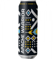 Напиток энергетический  Apache Warrior Pina Colada 450 мл газ ж/б 1*12
