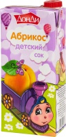 Сок ДОНДИ 1л абрикосовый детский т/п 1*12