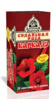 Фиточай Каркаде Суданская Роза 200г м/уп 1*32