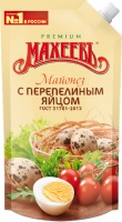Майонез МАХЕЕВЪ 770г 50,5% С перепелиным яйцом д/пак 1*10