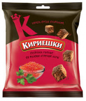 Сухарики КИРИЕШКИ 40-50г красная икра 1*60 арт.БС103