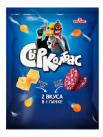 Снеки СЫРКОЛБАС 80г Микс сыр и колбаса 1*21