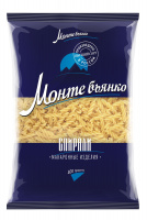 Макаронные изделия МОНТЕ БЬЯНКО 400г Спирали 1*32