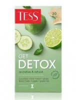 Чай TESS GET DETOX 20*1,5г зеленый с доб 1*12 код1669-12
