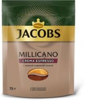 Кофе ЯКОБС МЕЛИКАНО Милликано 75г крема эспрессо 1*12