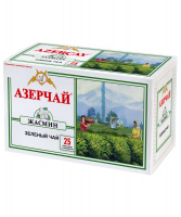 Чай АЗЕРЧАЙ 1,8г*25 Зеленый с жасмином 1*24