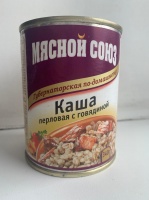 Каша МЯСНОЙ СОЮЗ 340г губернаторская по-домашнему ж/б 1*20