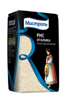 Рис МИСТРАЛЬ ИТАЛИКА 1000г белый круглозерный 1*12
