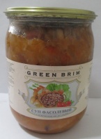 Суп GREEN BRIM 500г фасолевый ст/б 1*8