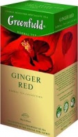 Чай GREENFIELD Ginger Red 25*2г гибискус,шиповник и яблоки 1*10 код0469-10